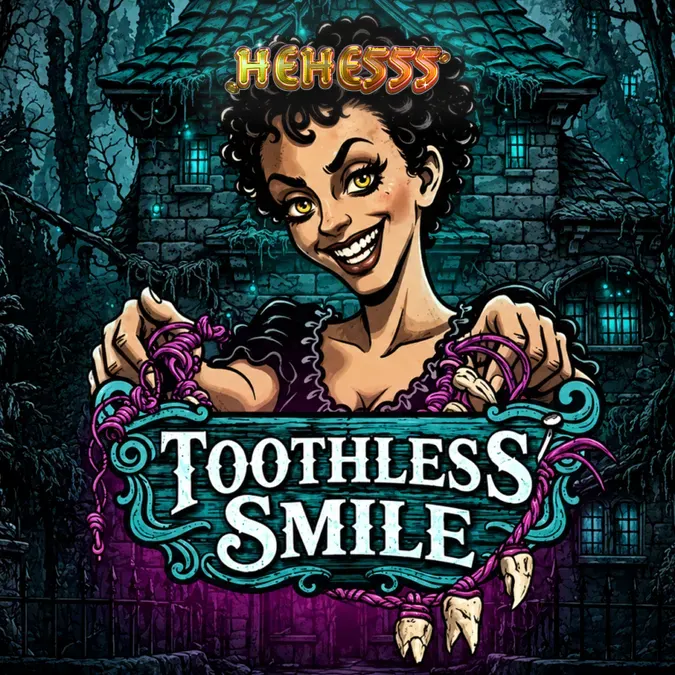 Toothless Smile স্লট গেমের একটি দৃশ্য যেখানে ডেন্টাল থিম এবং হরর এলিমেন্ট ফুটে উঠেছে